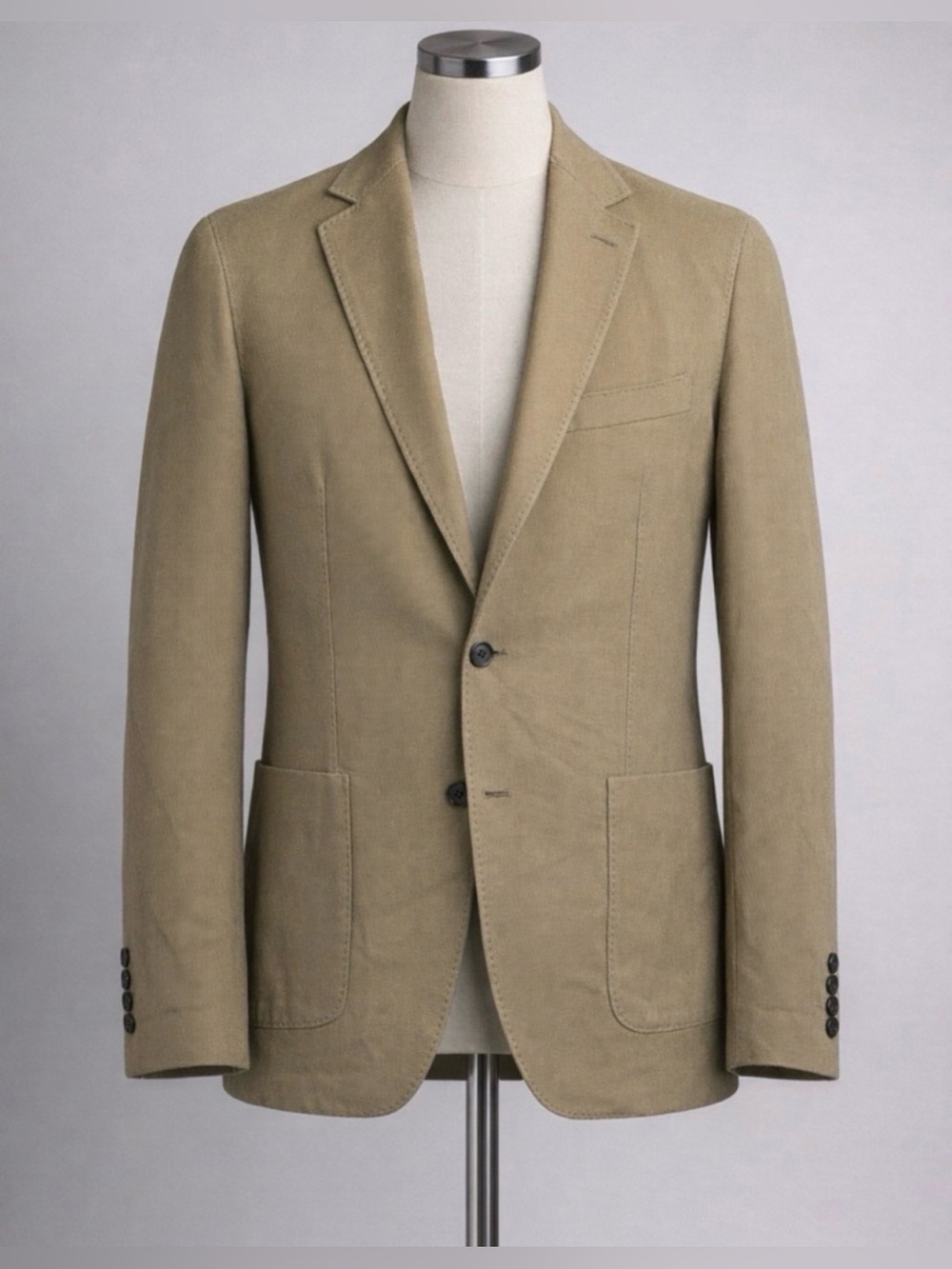 Todd Snyder Italian Knit Sport Coat Blazer 42L Pine Cone Tan Cotton Italian NEW